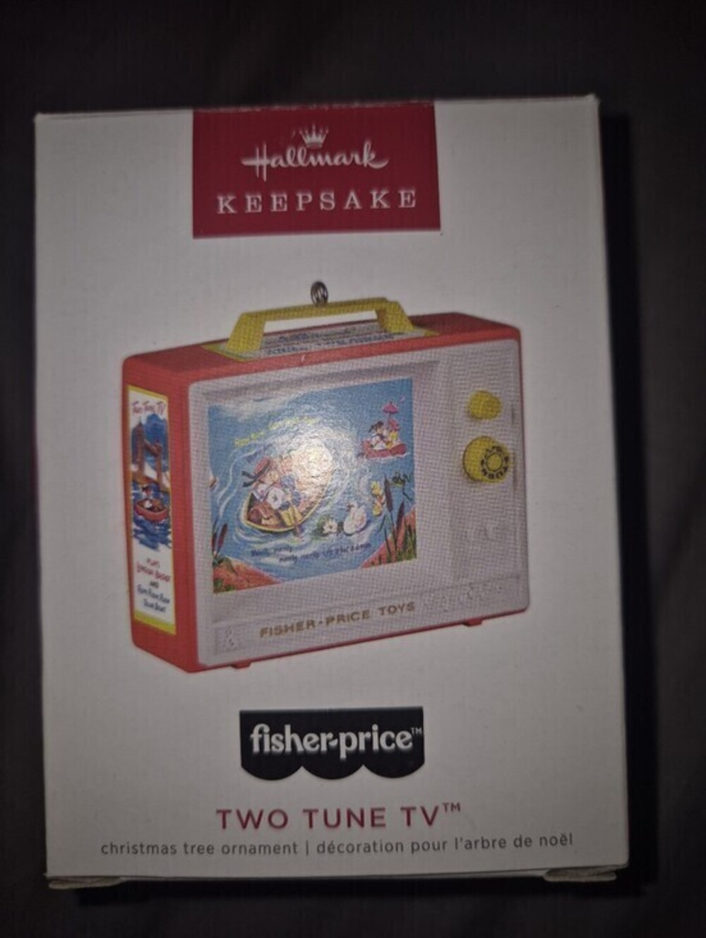 Hallmark  Fisher Price Two Tune Tv Ornament 2022